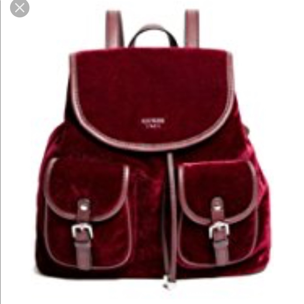 NEW RED VELVET GUESS BACKPACK MAKE AN OFFER
